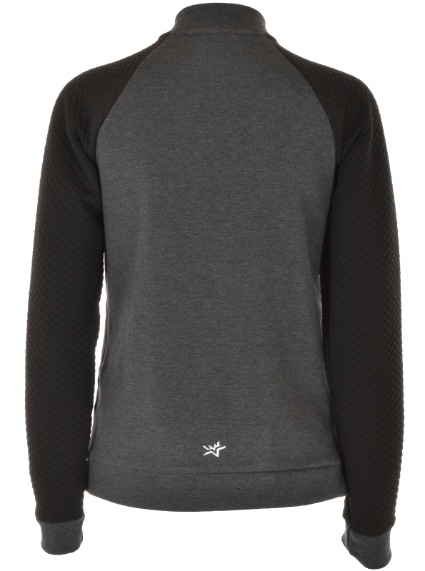 Corvus Full Zip Sweatshirt | Men Mørkgrå melange