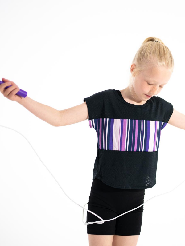 Tee | NS-163 Purple Stripe