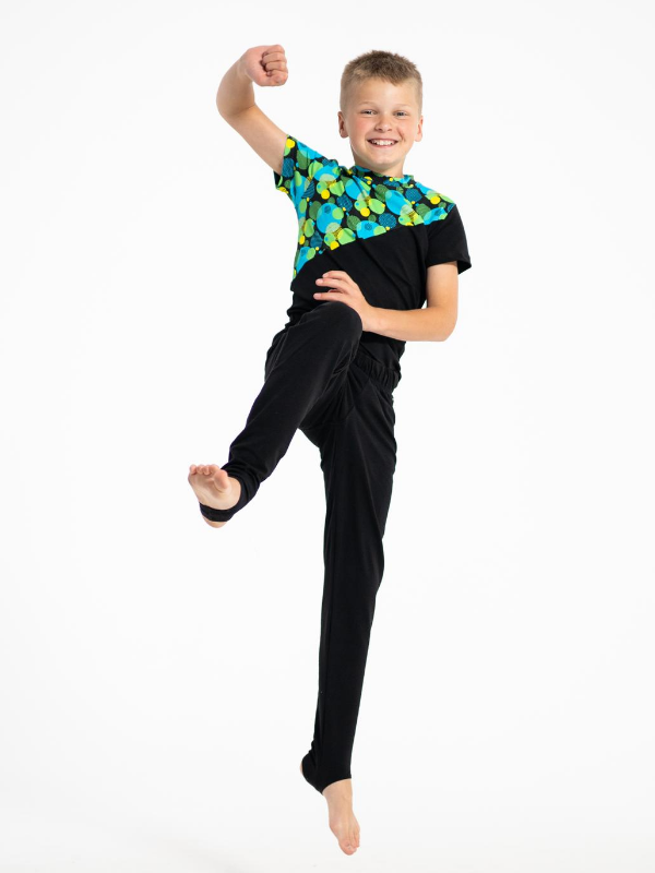 Stirrup pants | NS-123 Black