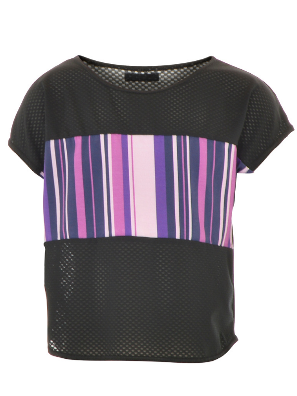Tee | NS-163 Purple Stripe