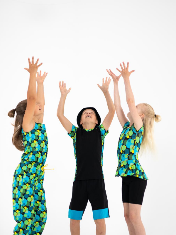 Catsuit Peplon | NS-160 GreenBubbles-Sort