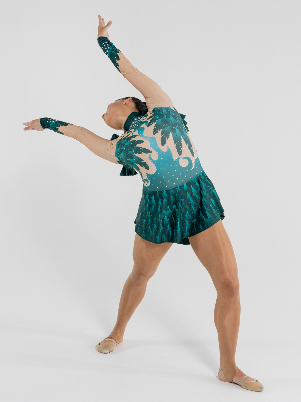 Leotard with dress | Team | 401872A300