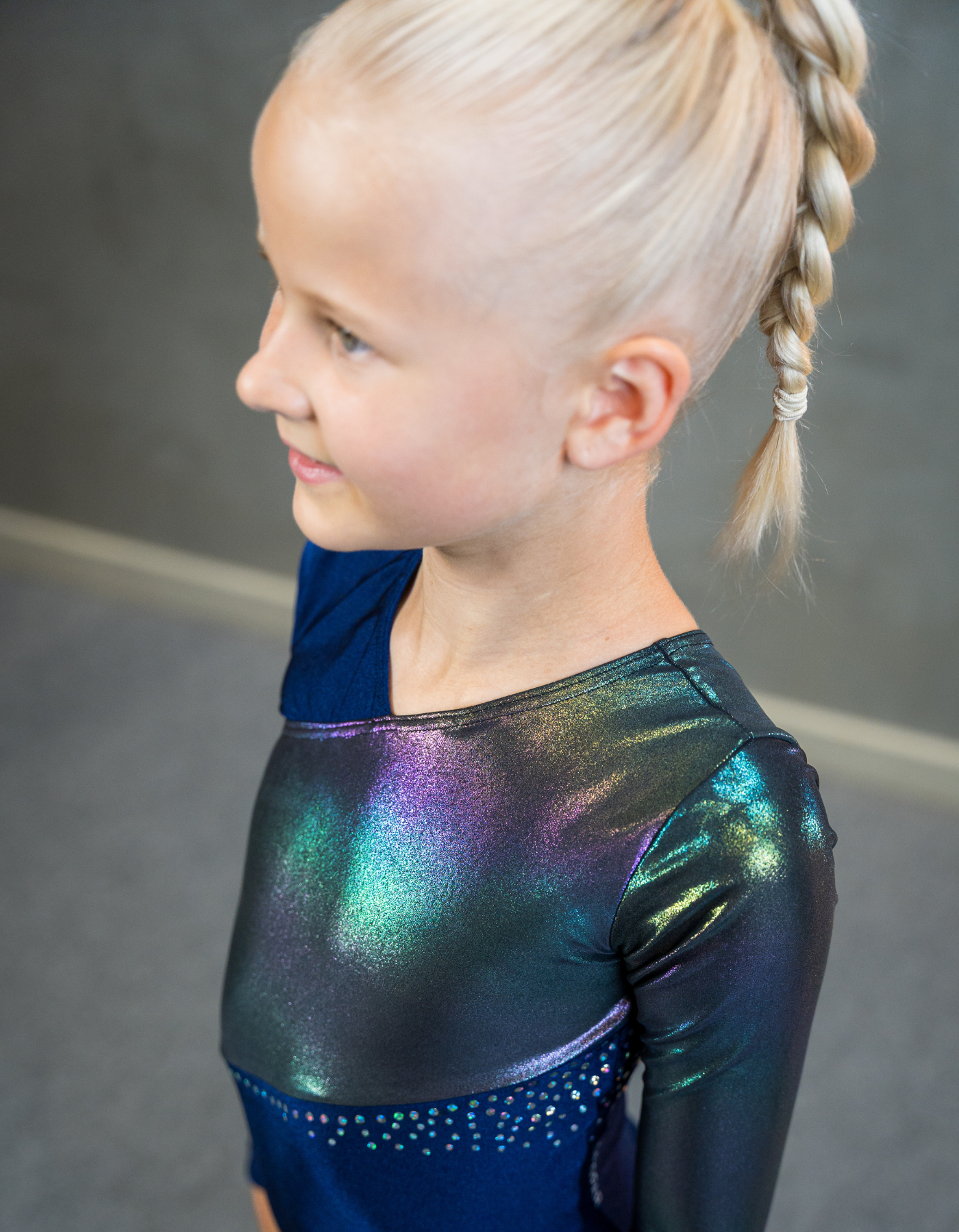 Sally Unitard - Navy/Rainbow
