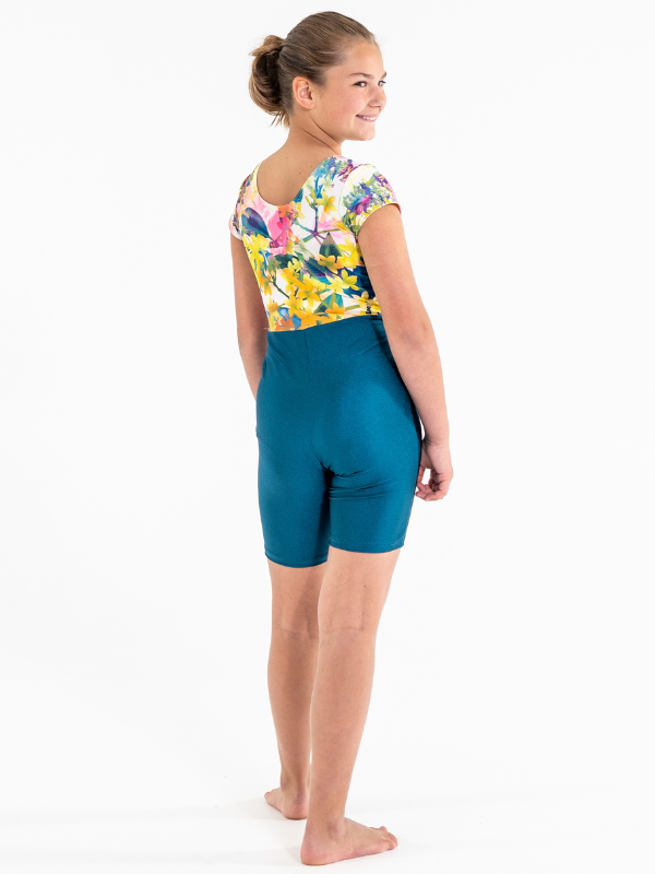 Catsuit in print | Limited edition Petroleum blue