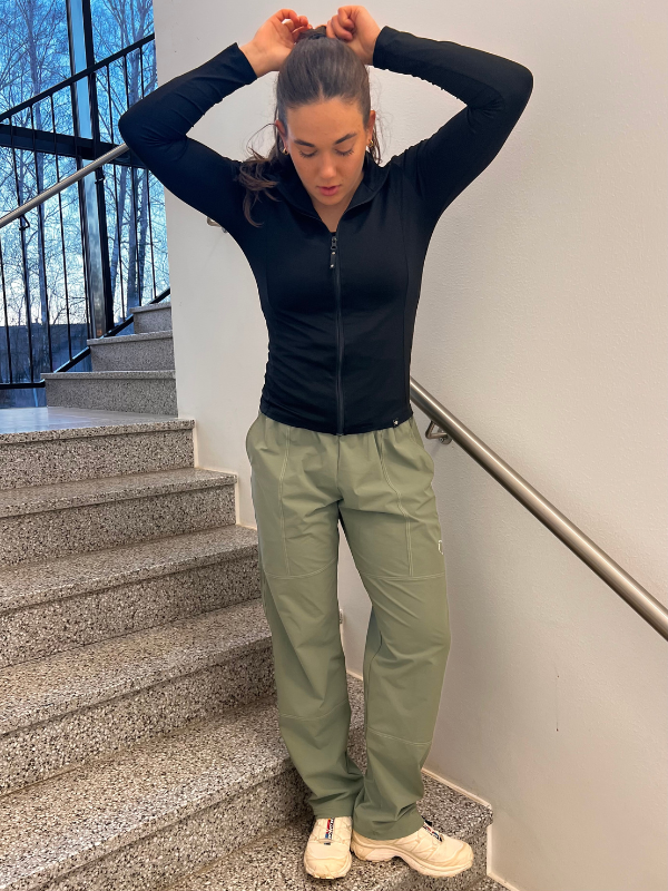 Tech 02 pants | Unisex Støvet grøn