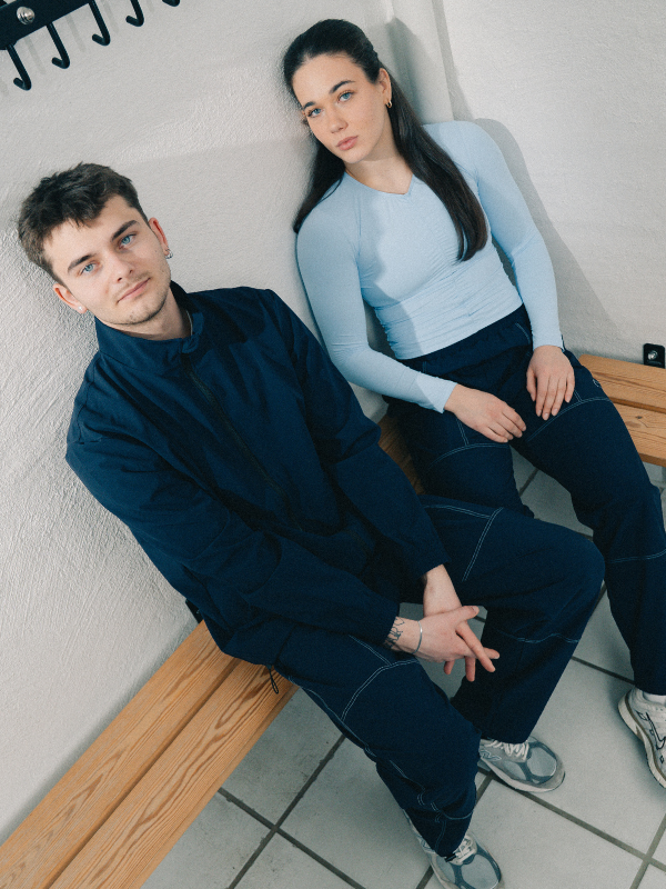 Tech 02 pants | Unisex Navy blue