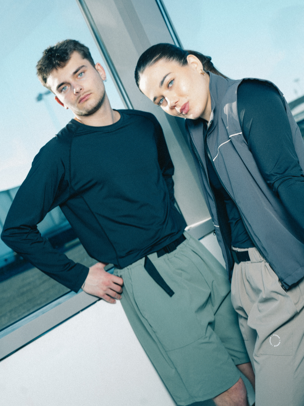 Tech belt shorts | Unisex Støvet grøn