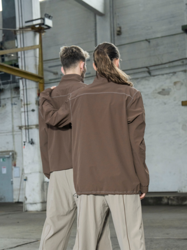 Tech anorak 02 | Unisex Brown