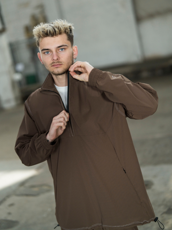Tech anorak 02 | Unisex Brown