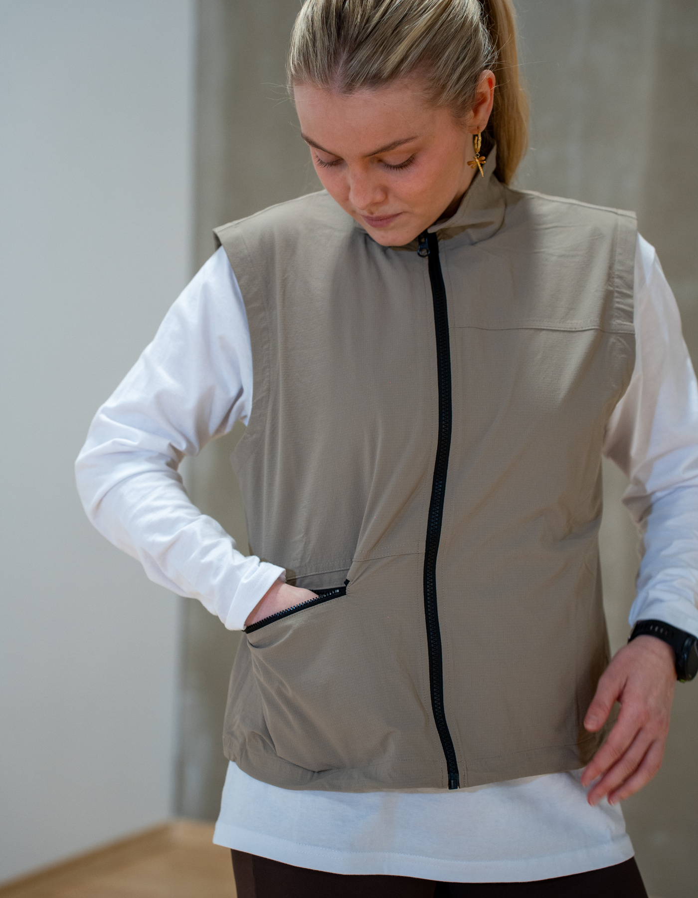 Tech vest | Unisex | Beige