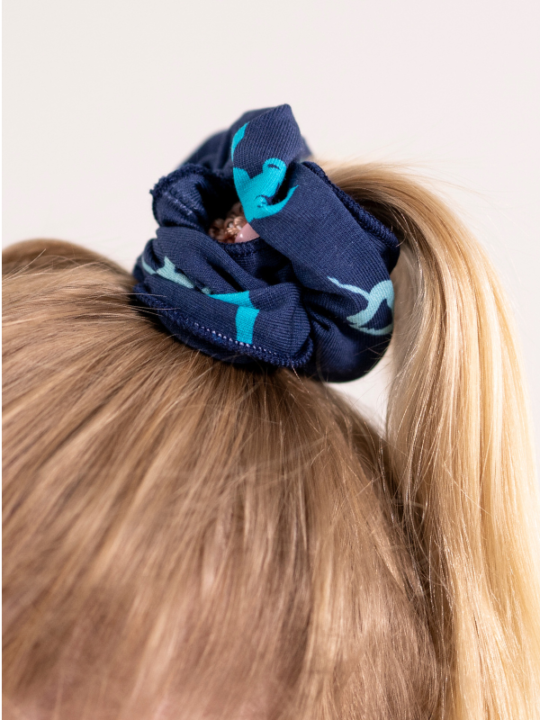 Scrunchie | NS-165 Blue gymnast