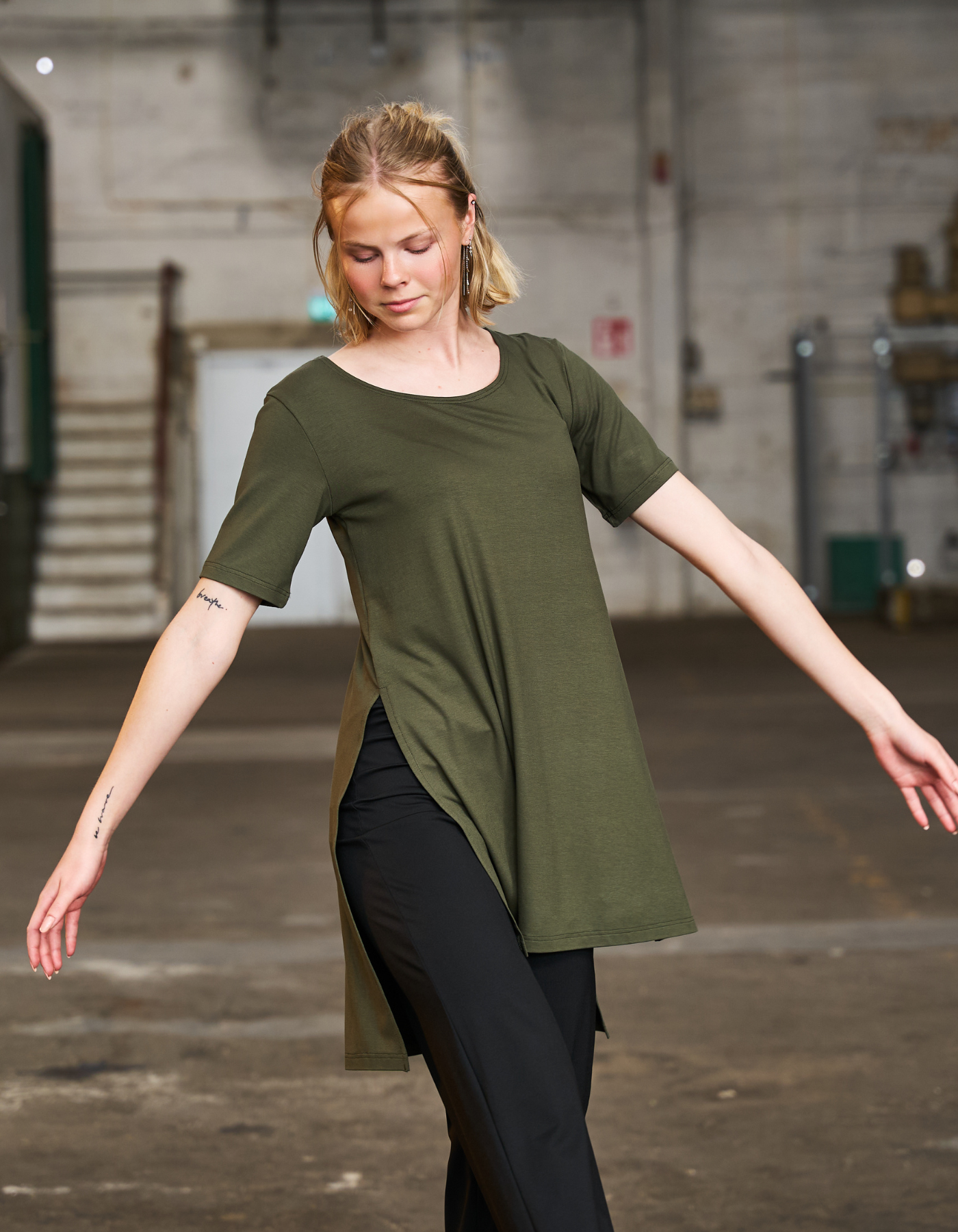 Aro top | Women Army Green