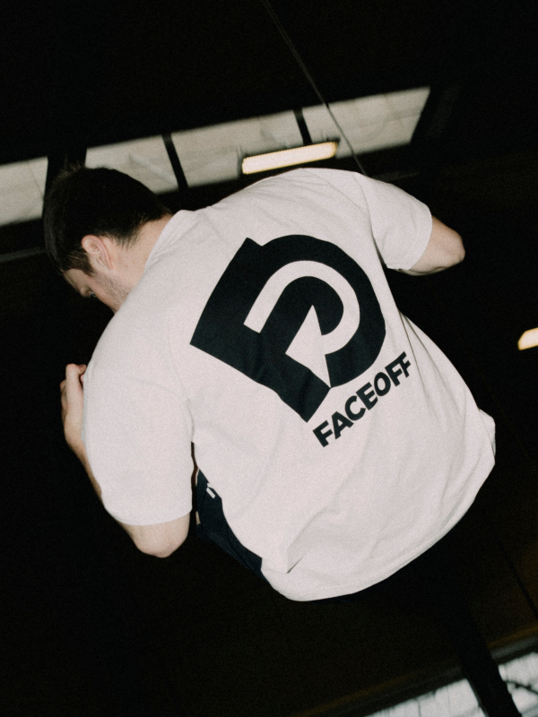 Faceoff Merch Tee | Unisex White