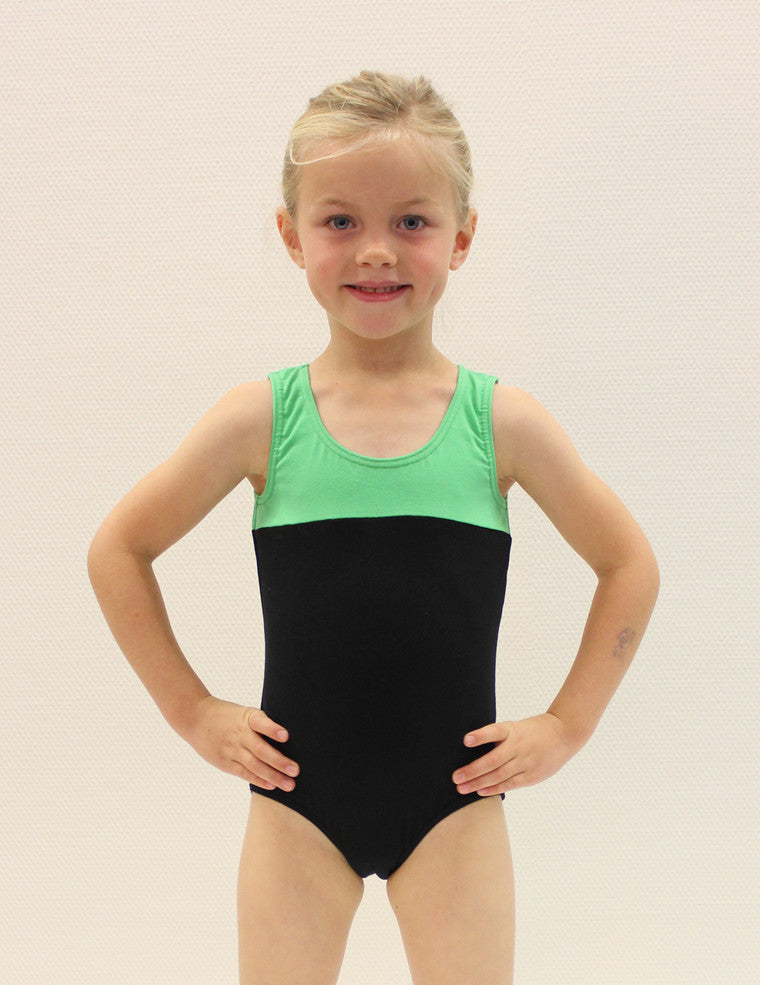 Leotard | NS-102S Black/Pink