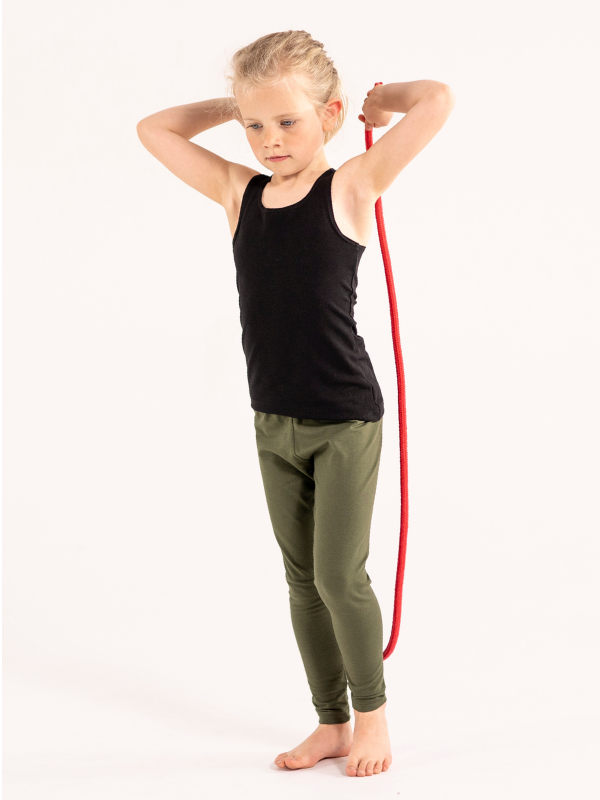 Leggings children | NS-179 Dark green