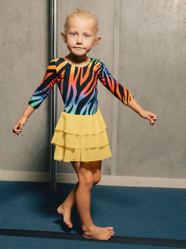 Gymnastic suit | NS-180 Rainbow tiger