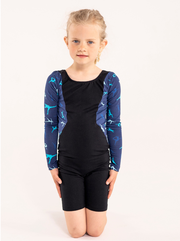 Catsuit NS-181 Blue gymnast