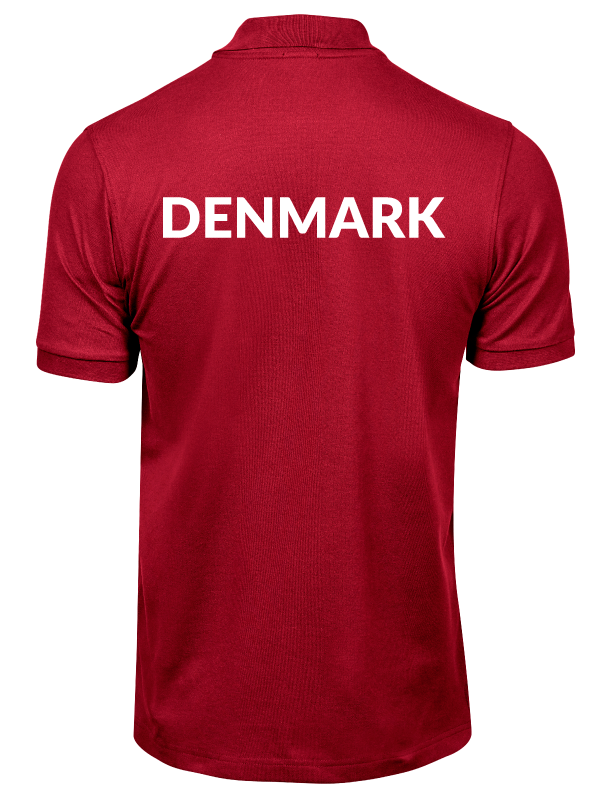 GymDanmark Tee Jays Luxury Polo | Red