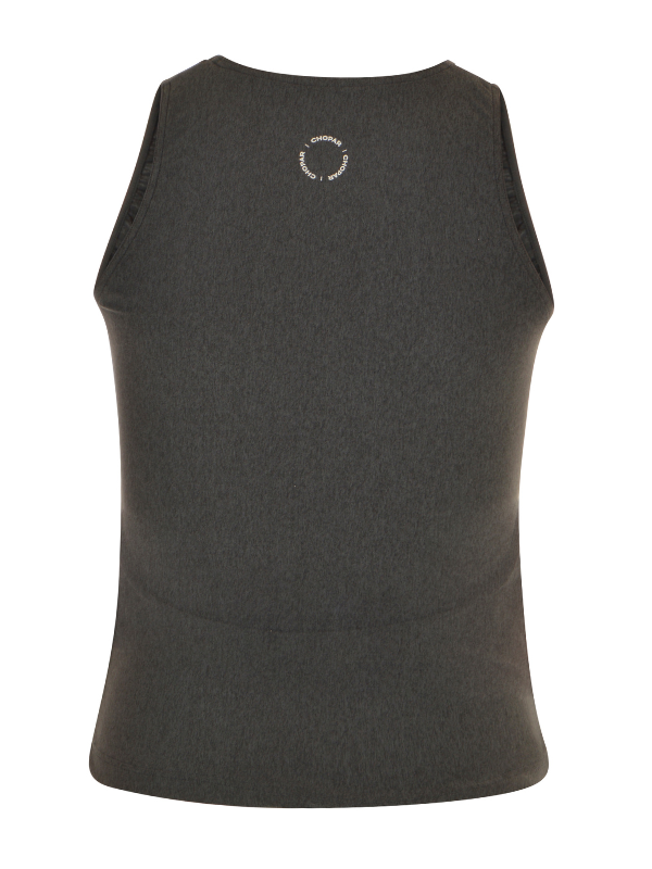 WRINKLE TOP | WOMEN Mørk grå