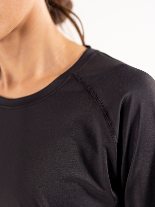 Performance tee LS Black
