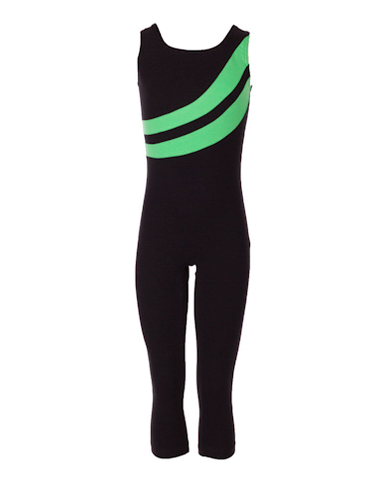 Unitard | NS-115 Black/Green