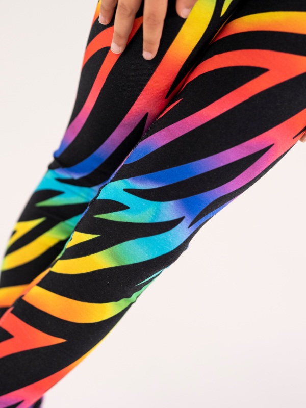 Leggings children | NS-179 Rainbow tiger