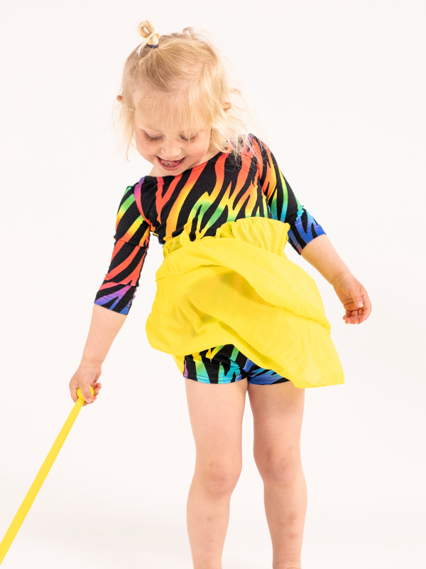 Gymnastic suit | NS-180 Rainbow tiger