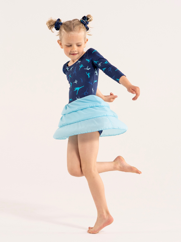 Gymnastic suit | NS-180 Blue gymnast