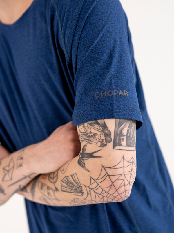 Performance tee Blue
