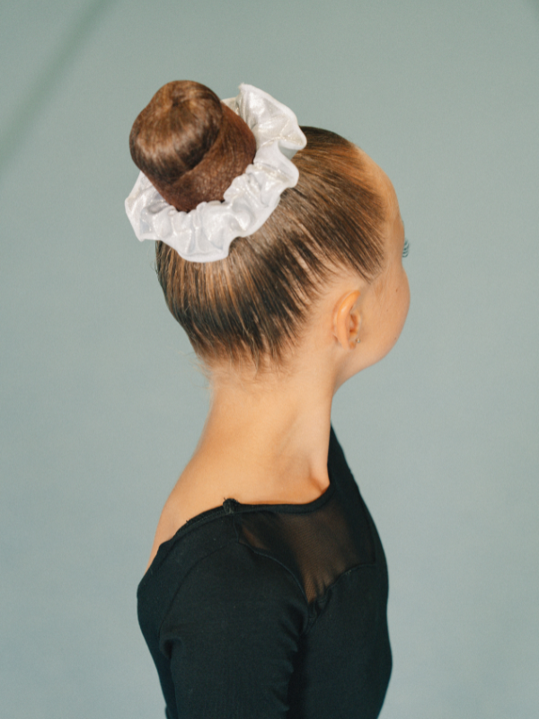 Scrunchies | Hairband White minidot