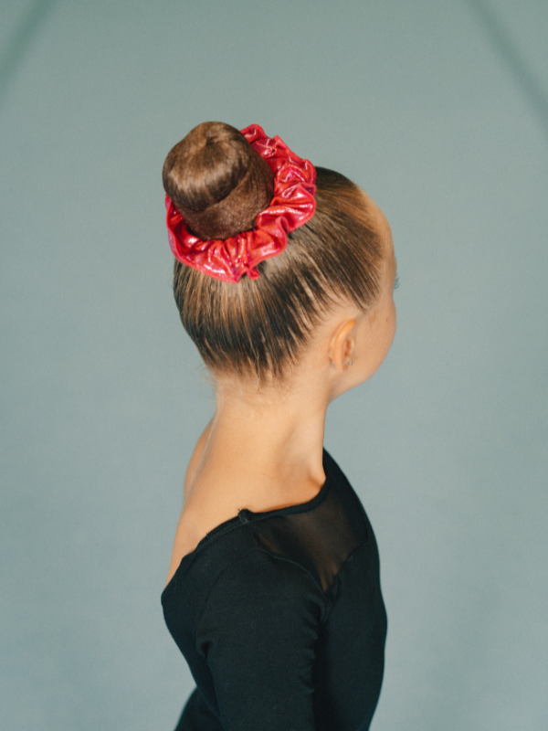 Scrunchies | Elastic Pink minidot