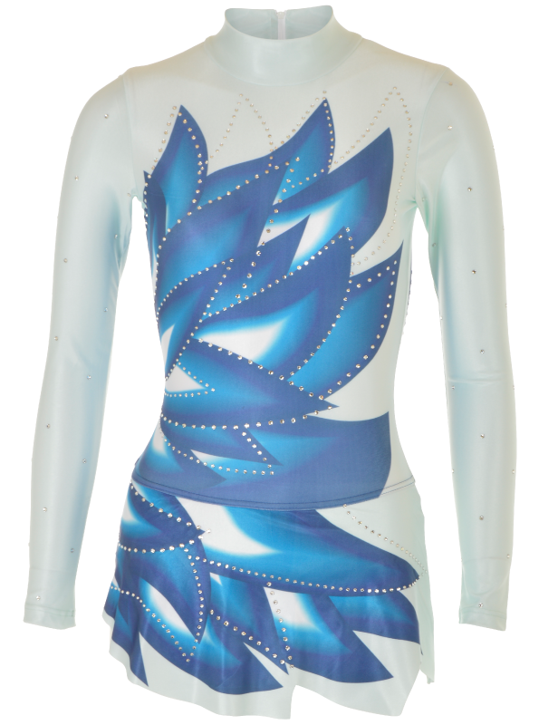Leotard w/ Skirt | Team | 17-402200-100