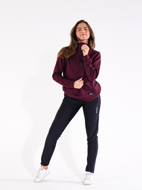 Tago Halfzip Sweatshirt | Women Black