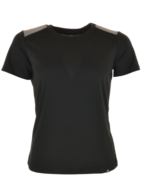 Salix Tee | Women  Sort-Hvid