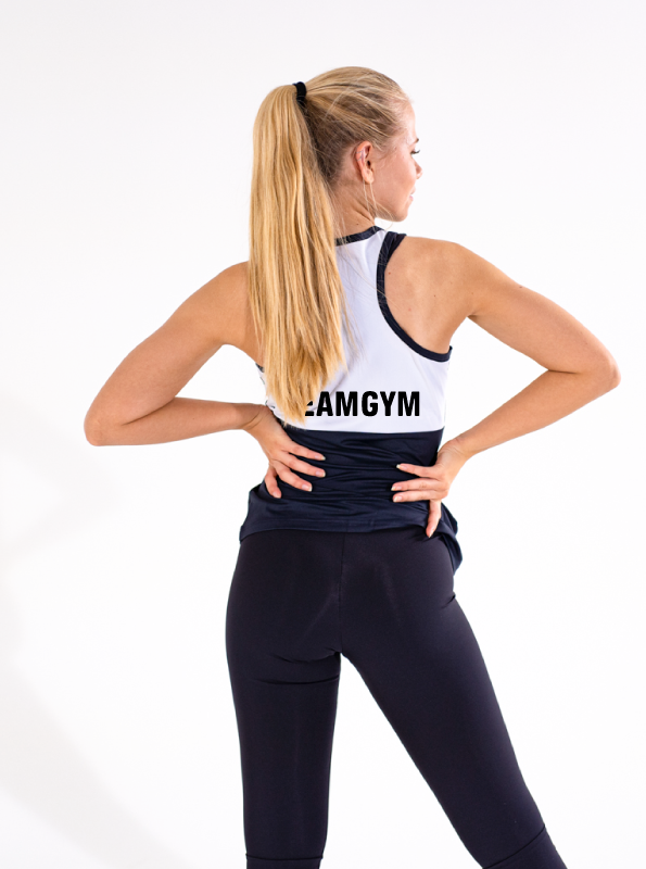 TeamGym top blue-white | Women and girls