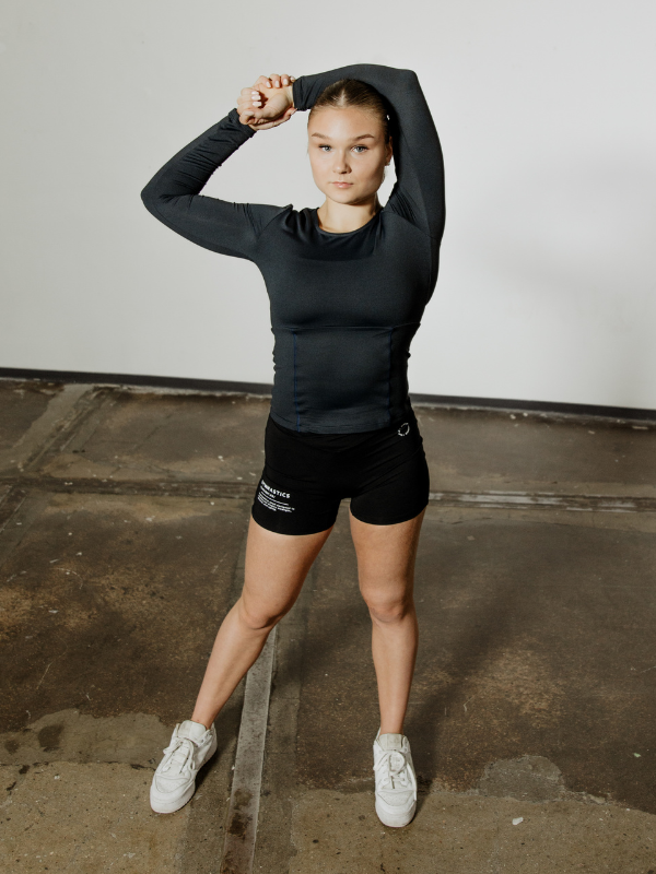 LS training shirt Navy blue
