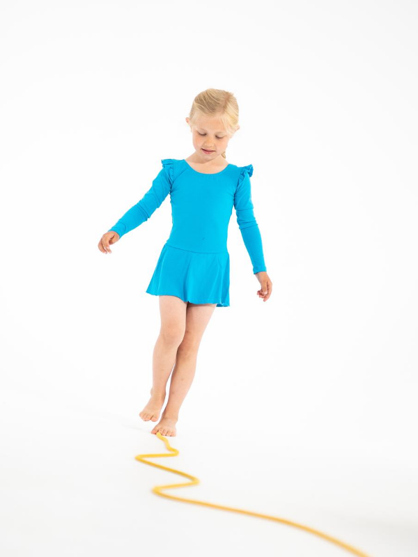 Leotard with skirt | NS-151 Turquoise