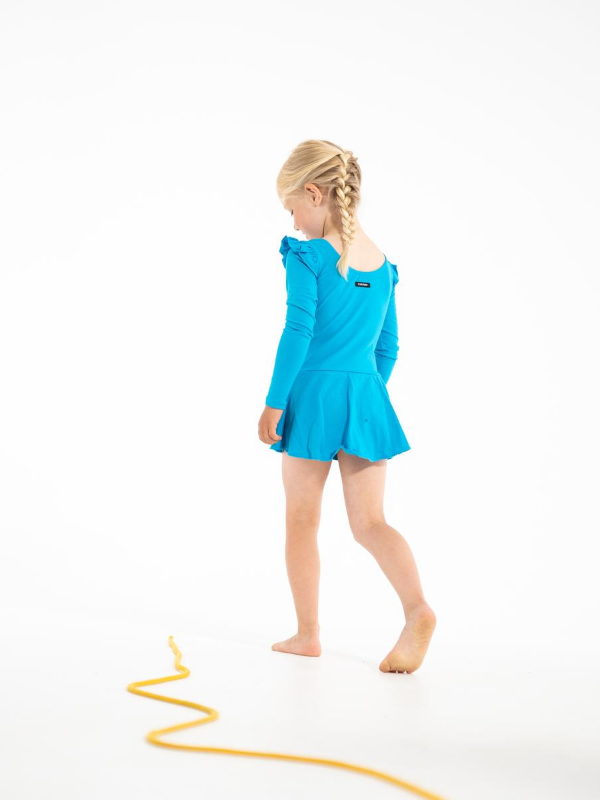 Leotard with skirt | NS-151 Turquoise