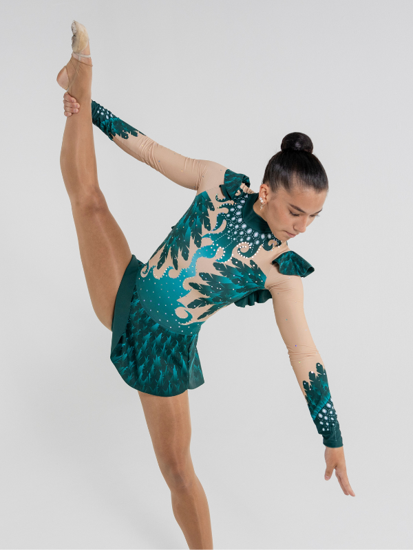 Leotard with dress | Team | 401872A300