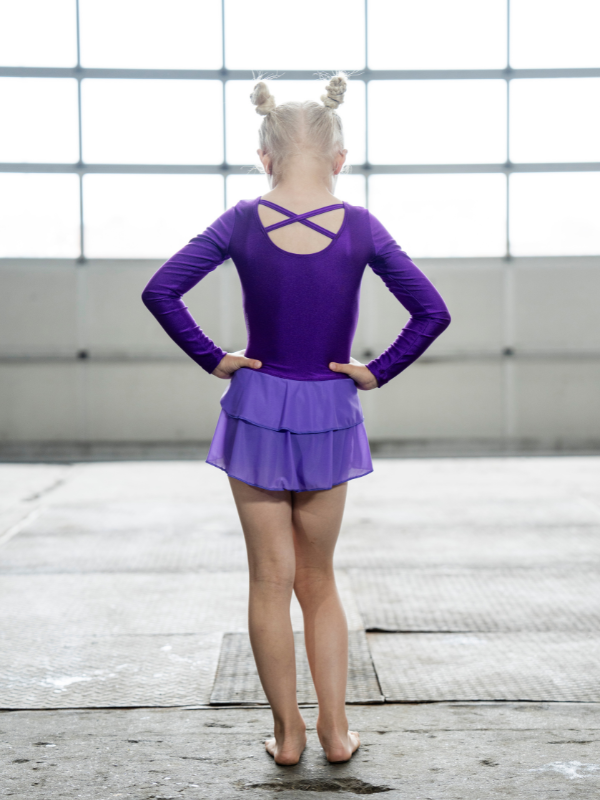 Lulu gymnastics leotard Purple