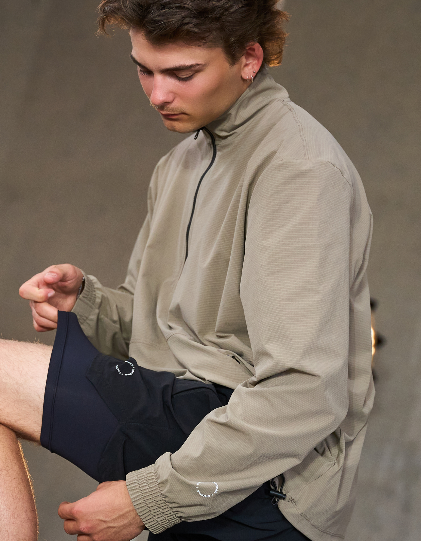 Tech anorak 02 | Unisex Brown