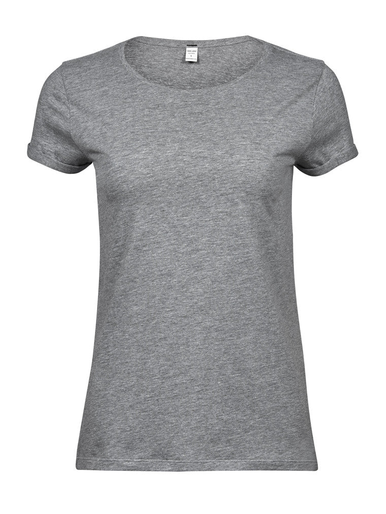 Tee Jays | Roll-Up Tee | Dame Grey