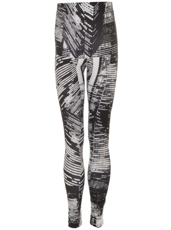 Flora Leggings | Kids Black-White
