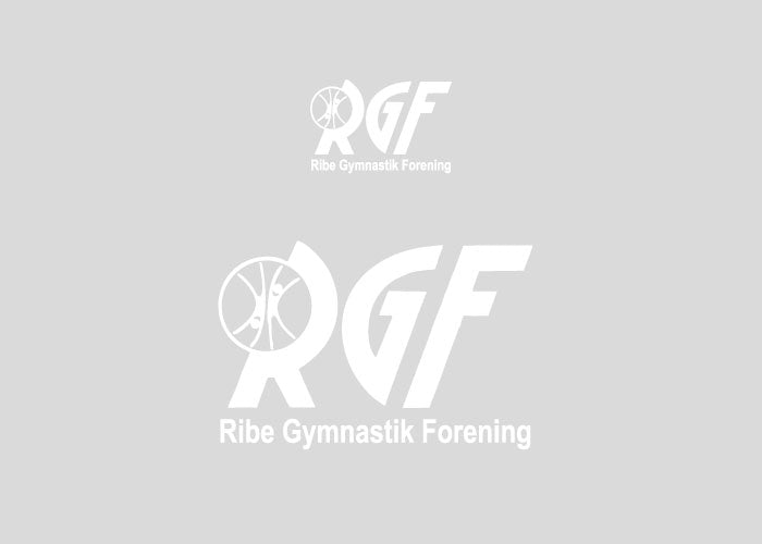 Ribe Gymnastikforening white logo package