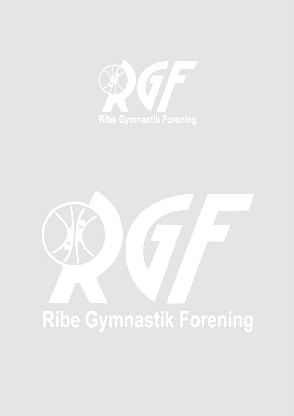 Ribe Gymnastikforening white logo package