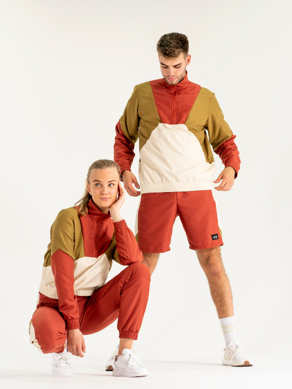 Half Zip Jacket | Men Red