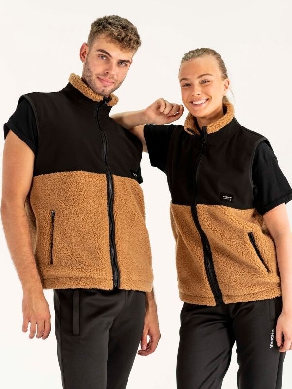 Teddy vest | Unisex Black