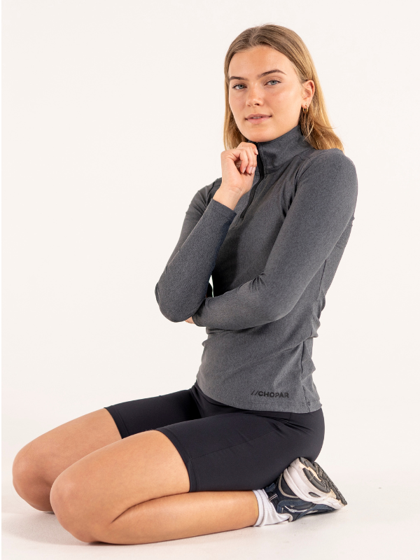Training halfzip 01 | Women  Mørk grå