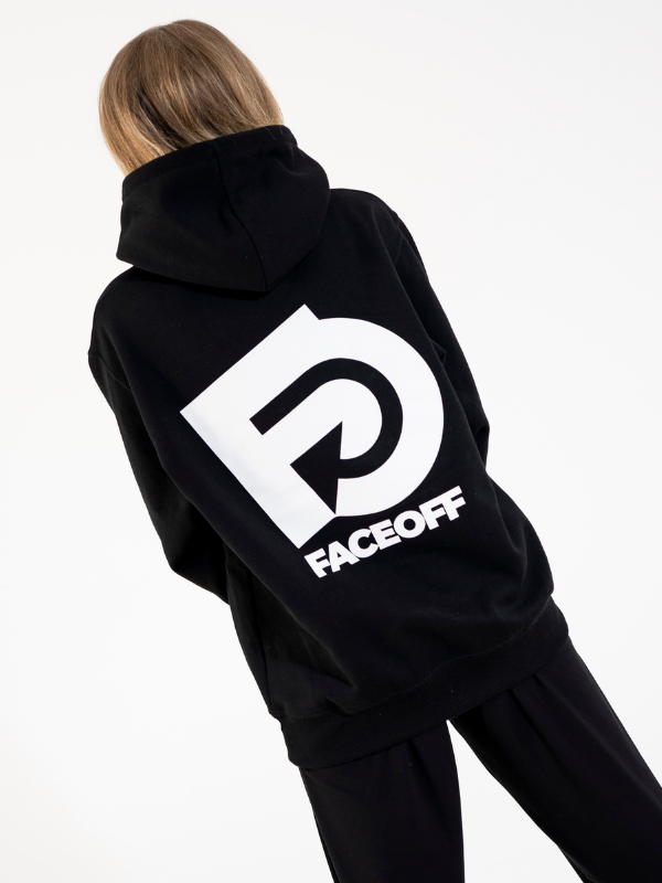 FACEOFF HOODIE | UNISEX Black