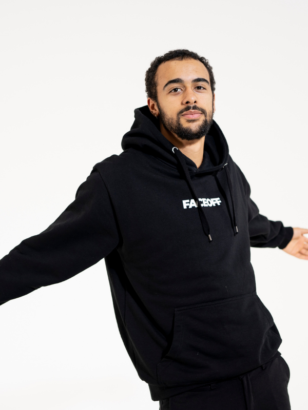 FACEOFF HOODIE | UNISEX Black